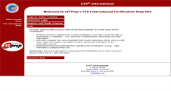 Desktop Screenshot of eta.eitprep.com